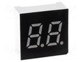 Display: LED; 7-segment; 7.62mm; 0.3"; No.char: 2; red; 30mcd OPTO Plus LED OPD-D3011LR-BW