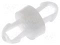 PCB distance; polyamide; L: 2mm; latch/latch; natural; UL94V-2 FIX&FASTEN FIX-MADA-2
