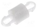 PCB distance; polyamide; L: 4mm; latch/latch; natural; UL94V-2 FIX&FASTEN FIX-MADA-4