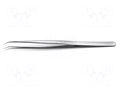 Tweezers; 140mm; for precision works; Blades: curved IDEAL-TEK IDL-65A.SA