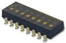 SWITCH, FLUSH, 8 WAY, SMD SDA08H0SBR