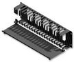 CABLE TIDY, 3U, HINGED FINGER PANEL PCMDS19005BK1