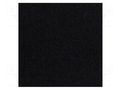 Upholstery cloth; Dim: 1500x700mm; Thk: 3mm; black BASSER MAT.10.01