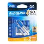 Alkaline batteries Deli  AAA LR03 4+2pcs, Deli Office E82901