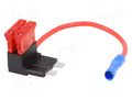 Splitter; 1mm2; 10A; red; Fuse: automotive ATO; fuse x2 4CARMEDIA ROZ.03