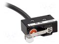 Microswitch SNAP ACTION; 10A/250VAC; with lever (with roller) SAIA-BURGESS V9NLR1V-3.0M