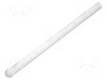 Fiber for LED; Ø3.2mm; L: 45mm; round; Front: convex; straight MENTOR 1282.5000