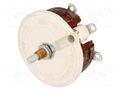 Potentiometer: shaft; single turn; 10Ω; 100W; 6.35mm; wirewound OHMITE RKS10RE