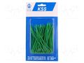 Cable tie; L: 100mm; W: 2.5mm; green; polyamide; 78.5N; 100pcs. KSS WIRING PB100-4GN