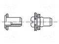 Rivet nuts; M4; aluminium; BN 4574; Ømount.hole: 6.1mm; L: 12.25mm BOSSARD B4/4.5/BN4574