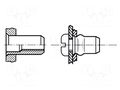 Rivet nuts; M10; steel; Plating: zinc; BN 4577; Ømount.hole: 12.5mm BOSSARD B10/6.5/BN4577