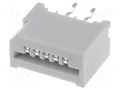 Connector: FFC/FPC; straight; PIN: 5; Non-ZIF; THT; tinned; 20mΩ CONNFLY DS1020-01-05BT1