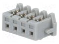 Connector: IDC; plug; female; PIN: 4; KR; 1A; 100V; for cable; 2mm; 1x4 JST 04KR-6H-P
