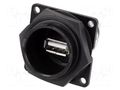 Adapter; socket; USB A socket-front,USB B socket-back; USB 2.0 SWITCHCRAFT DCP-USBAB-USBB