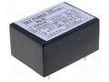 Filter: anti-interference; 250VAC; Cx: 100nF; Cy: 3.3nF; 3.7mH; THT QLT POWER FYF01T6