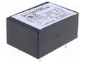Filter: anti-interference; 250VAC; Cx: 100nF; Cy: 3.3nF; 0.7mH; THT QLT POWER FYF06T6