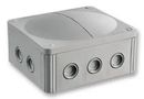 JUNCTION BOX, PP, GREY, 160X140X81, IP67 COMBI 1210/5