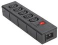 POWER OUTLET STRIP, 10A/250VAC, 5 OUTLET PXD301/050/01/1