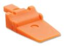 WEDGELOCK, 2 WAY, ORANGE, THERMOPLASTIC AWM-2P