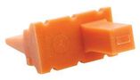 WEDGELOCK, 6 WAY, ORANGE, THERMOPLASTIC AWM-6P