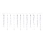 LED Christmas garland – icicles, 12 pcs, 3.6 m, indoor and outdoor, cool white, EMOS DCPC07 8592920099353