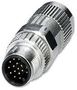 CIRCULAR CONN, PLUG, 17 WAY, M12, CABLE 1559602