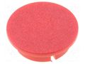 Cap; plastic; red; push-in MENTOR G4311.0021