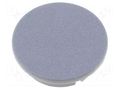 Cap; plastic; grey; push-in MENTOR G4311.0041