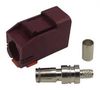 RF COAX CONN, FAKRA, PLUG, 50 OHM, CABLE 73403-6263