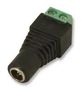 ADAPTOR, 2.1MM DC SOCKET-TERMINAL BLOCK CLB-JL53