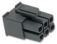 CONNECTOR HOUSING, RCPT, 6POS 171692-0106