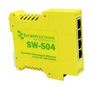 SWITCH, N/W, 4PORT, 100MBPS, DIN RAIL SW-504