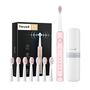 Sonic toothbrush with head set and case FairyWill FW-E11 (pink), FairyWill FW-E11 pink + 8 head