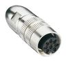 SOCKET ACC. TO IEC 61076-2-106, IP 68, WITH THREADED JOINT AND SOLDER TERMINALS, 360┬░ SHIELDED 0322-1 08-1