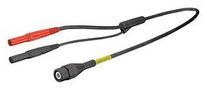 TEST LEAD ADAPTER, 4MM DUAL BANANA PLUGS, BNC MALE, SHIELDED, RG58, SILICONE LEADS, 1 KV, BLACK, RED 67.9867-160