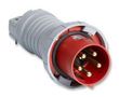 CONN, MAINS PLUG, 63A, 415V, RED 363P6W