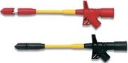 TEST CLIP SET, 1 POS, 1KV, 10A, BLK/RED 5913