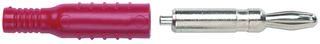 BANANA PLUG, 15A, CRIMP/SOLDER, RED 5169-2