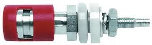 BINDING POST, 15A, TURRET, RED 4995-2