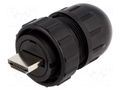 Connector: HDMI; plug; Data-Con-X; straight; for cable; soldering SWITCHCRAFT DCC-HDMIB-310