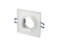 LED line downlight glass square white 90x26x10mm frosted GLIKKA 241338 5901583241338