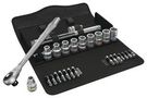 METAL RATCHET SET, 1/2", 28PCS 8100 SC 7 ZYKLOP METAL-KNARRENSATZ 1/2"