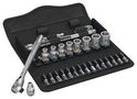 METAL RATCHET SET, 1/4", 28PCS 8100 SA 8 ZYKLOP METAL-KNARRENSATZ 1/4"