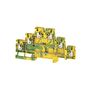 Multi-tier modular terminal, PUSH IN, 2.5 mm², Number of levels: 3, Green/yellow, orange Weidmuller 2428550000 04050118438239