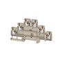 Multi-tier modular terminal, PUSH IN, 2.5 mm², 800 V, 24 A, Number of levels: 3, dark beige, orange Weidmuller 2428840000 04050118438130