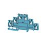 Multi-tier modular terminal, PUSH IN, 2.5 mm², 800 V, 24 A, Number of levels: 3, blue, orange Weidmuller 2428850000 04050118438147