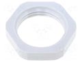 Nut; PG11; polyamide; 24mm; Thread: PG FIBOX GPA-11-B