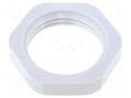 Nut; PG11; polyamide; 24mm; Thread: PG FIBOX GPA-11-B