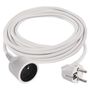 Extension Cord 7 m / 1 socket / white / PVC / 1 mm2, EMOS P0117 8595025302144