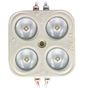 Светодиодный модуль 12V 3W 285lm, 170° 6500K IP65, 4x SMD2835 OSRAM LED, гарантия 7 лет, LED line 243431 5901583243431